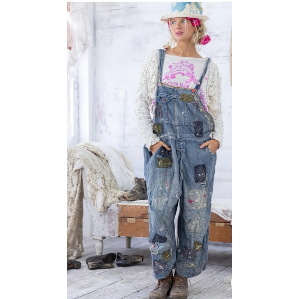 Magnolia Pearl Benjamin Wide Leg Overalls